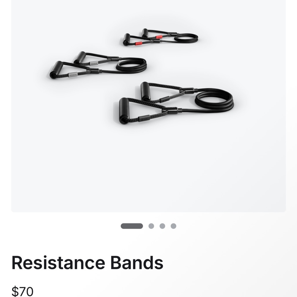 Peloton Black Resistance Bands